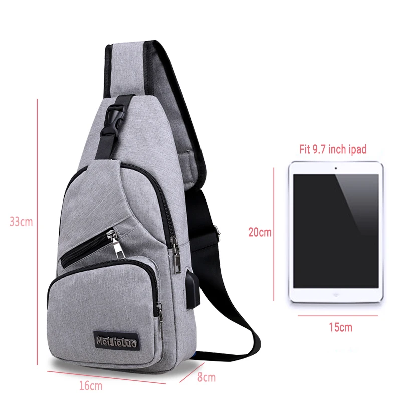 Casual Multifunction Waterproof Crossbody Bag Short Trip Unisex Travel Sling Shoulder USB Charge Chest Bag Men Luxury Handbag
Casual Multifunction Waterproof Crossbody Bag Short Trip Unisex Travel Sling Shoulder USB Charge Chest Bag Men Luxury Handbag