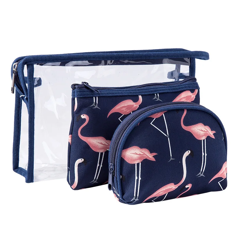 3pcs Cosmetic Storage Bag Flamingo Waterproof Makeup Bag Transparent PVC Washing Bag Travel Cosmetic Bag Portable
3pcs Cosmetic Storage Bag Flamingo Waterproof Makeup Bag Transparent PVC Washing Bag Travel Cosmetic Bag Portable