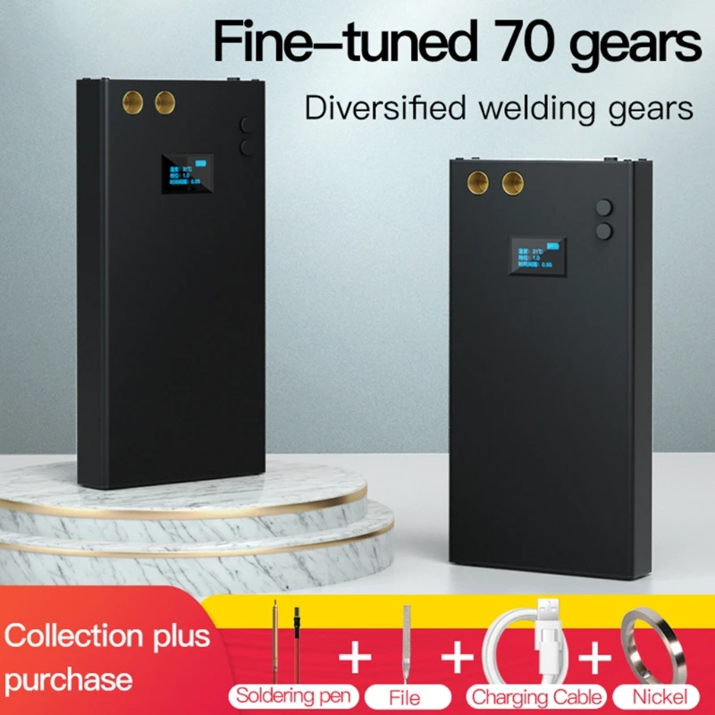 Portable Aluminum Alloy Welding Machine 70 Gears Adjustable Mini Spot Welder 7500mAh Type-C Interface Fast Charging
Portable Aluminum Alloy Welding Machine 70 Gears Adjustable Mini Spot Welder 7500mAh Type-C Interface Fast Charging