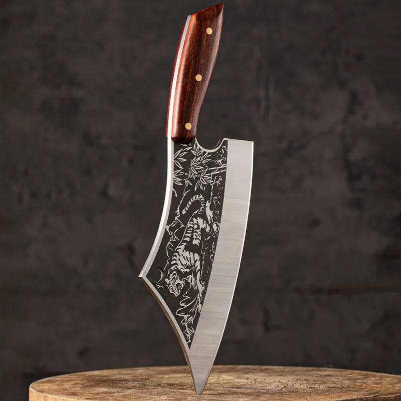New 7.5 Inch Hanamde Fixed Blade Knives Camping Hunting Machete Sharp Cleaver Chopper Kitchen Knives Bone Meat And Poultry Tools
New 7.5 Inch Hanamde Fixed Blade Knives Camping Hunting Machete Sharp Cleaver Chopper Kitchen Knives Bone Meat And Poultry Tools