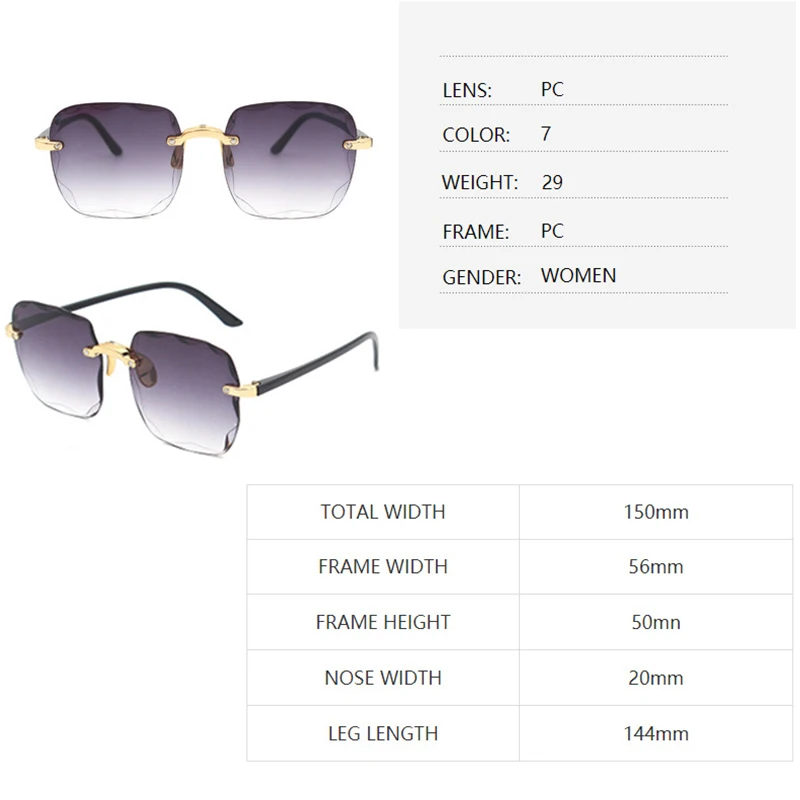 The New Fashion European And American Sun Glasses Personality For Men And Women Square Big Frame Sunglasses
The New Fashion European And American Sun Glasses Personality For Men And Women Square Big Frame Sunglasses