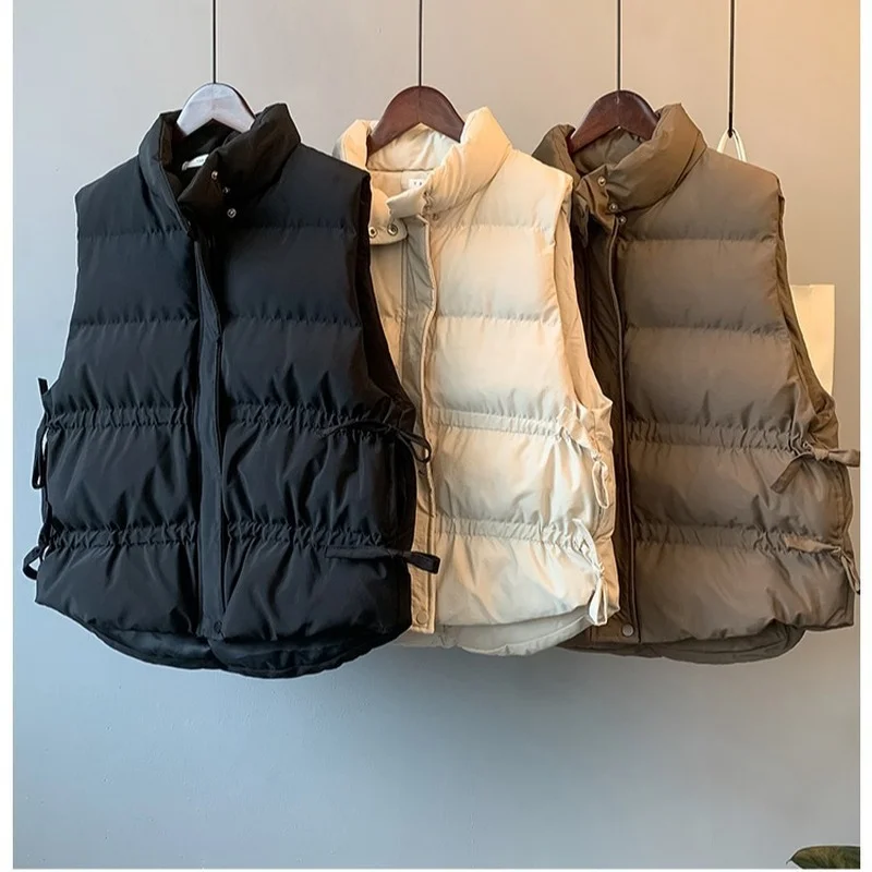 New Autumn Vest Chalecos Para Mujer Winter Vest Women Short Vest New Korean Stand Collar Down Cotton Waistcoat Female Y956
New Autumn Vest Chalecos Para Mujer Winter Vest Women Short Vest New Korean Stand Collar Down Cotton Waistcoat Female Y956
