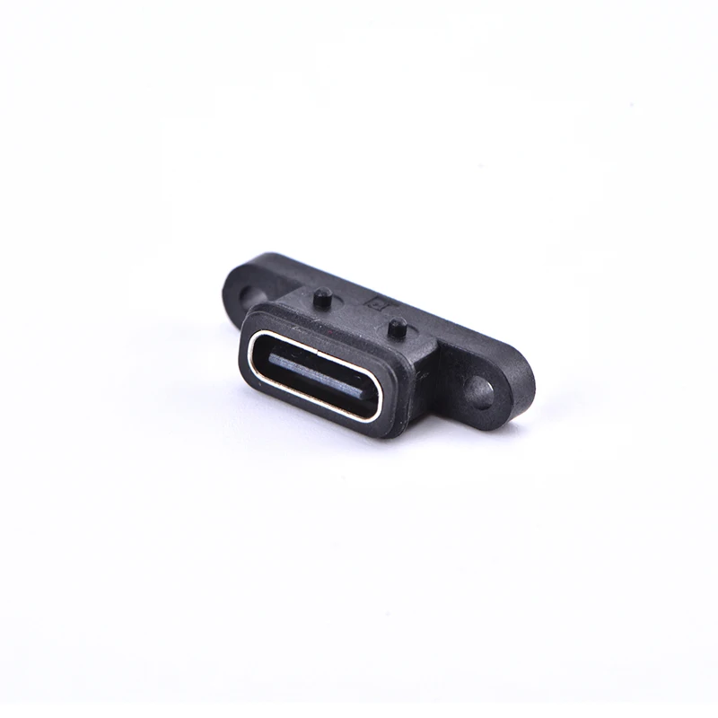 TYPE C 2Pin Waterproof Female USB C Socket Port With Screw Hole Charge Interface 
TYPE C 2Pin Waterproof Female USB C Socket Port With Screw Hole Charge Interface