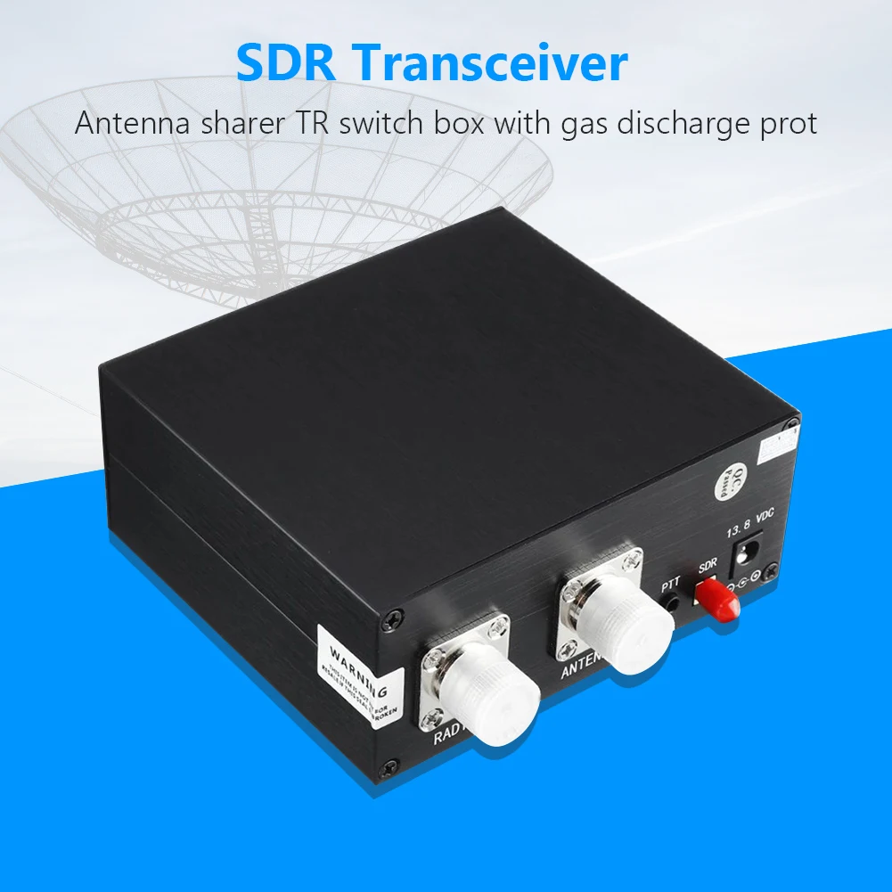 SDR Transceiver 160MHz 100W Radio Switch Antenna Sharer TR Switch Box Kit Signal Device Accessory with Cable Microphone Speaker
SDR Transceiver 160MHz 100W Radio Switch Antenna Sharer TR Switch Box Kit Signal Device Accessory with Cable Microphone Speaker