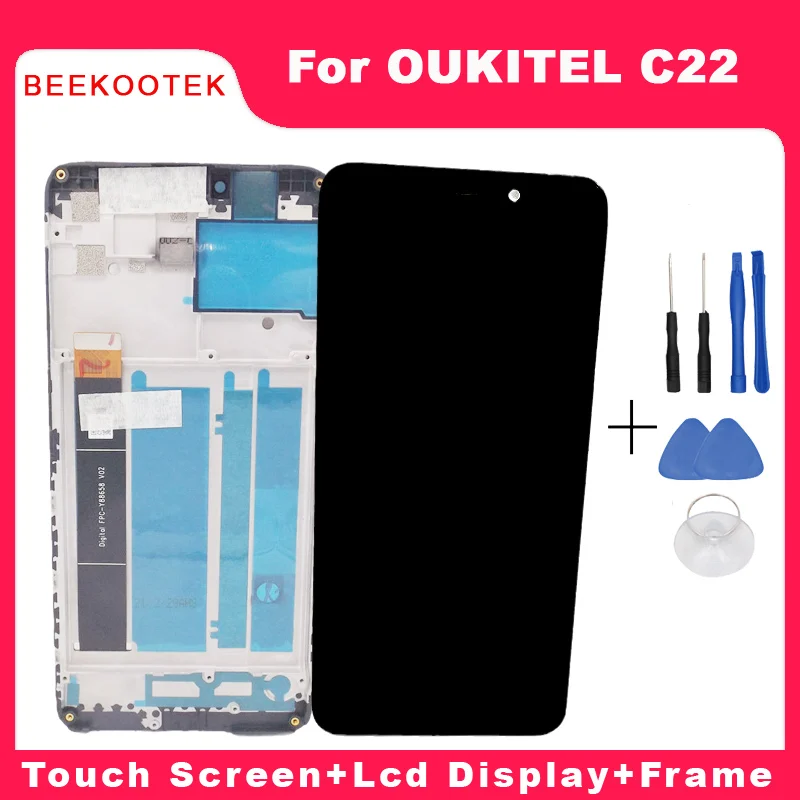 Original OUKITEL C22 LCD Display+Touch Screen Digitizer With Frame Assembly LCD+Touch Digitizer For OUKITEL C22 5.86 inch Phone
Original OUKITEL C22 LCD Display+Touch Screen Digitizer With Frame Assembly LCD+Touch Digitizer For OUKITEL C22 5.86 inch Phone
