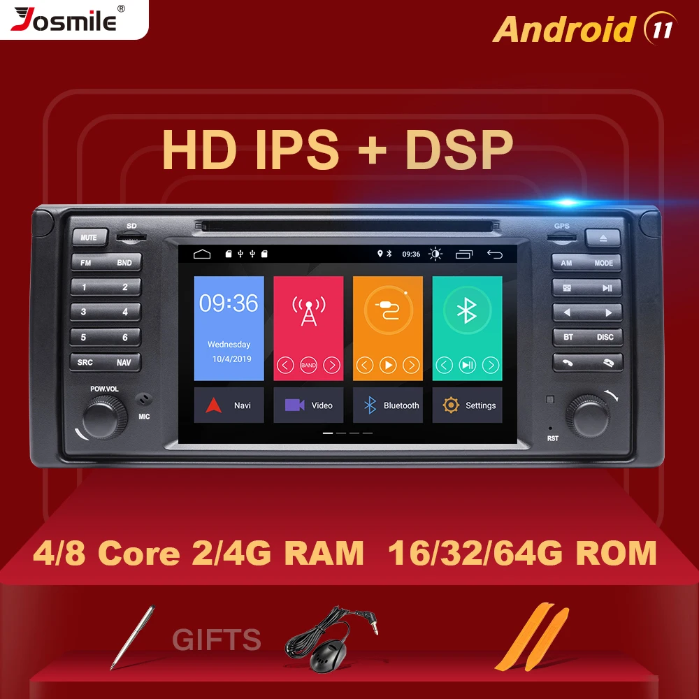 DSP 4 Гб 64 ГБ 1 din Android 11 автомобильное радио DVD плеер для BMW X5 E53 E39 мультимедийный аудио GPS Стерео навигация головное устройство 8 ядер
DSP 4 Гб 64 ГБ 1 din Android 11 автомобильное радио DVD плеер для BMW X5 E53 E39 мультимедийный аудио GPS Стерео навигация головное устройство 8 ядер