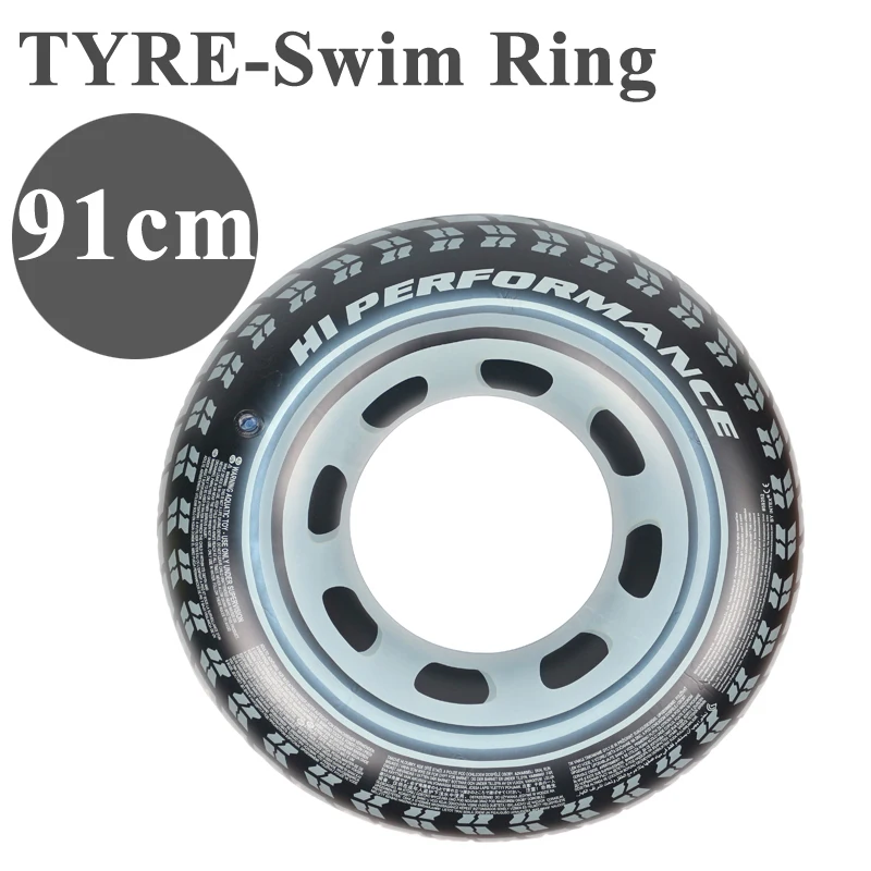 Летние ПВХ надувное кольцо шины для легковых автомобилей плавательные круги