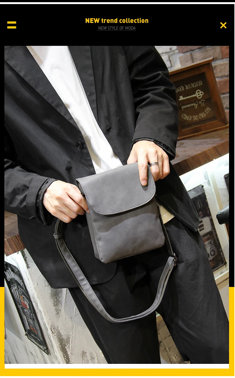 LEBSGE Fashion Men's High Quality Pu Leather Messenger Bag Casual Small CrossBody Bags Male Handbag Single Shoulder Handbag
LEBSGE Fashion Men's High Quality Pu Leather Messenger Bag Casual Small CrossBody Bags Male Handbag Single Shoulder Handbag