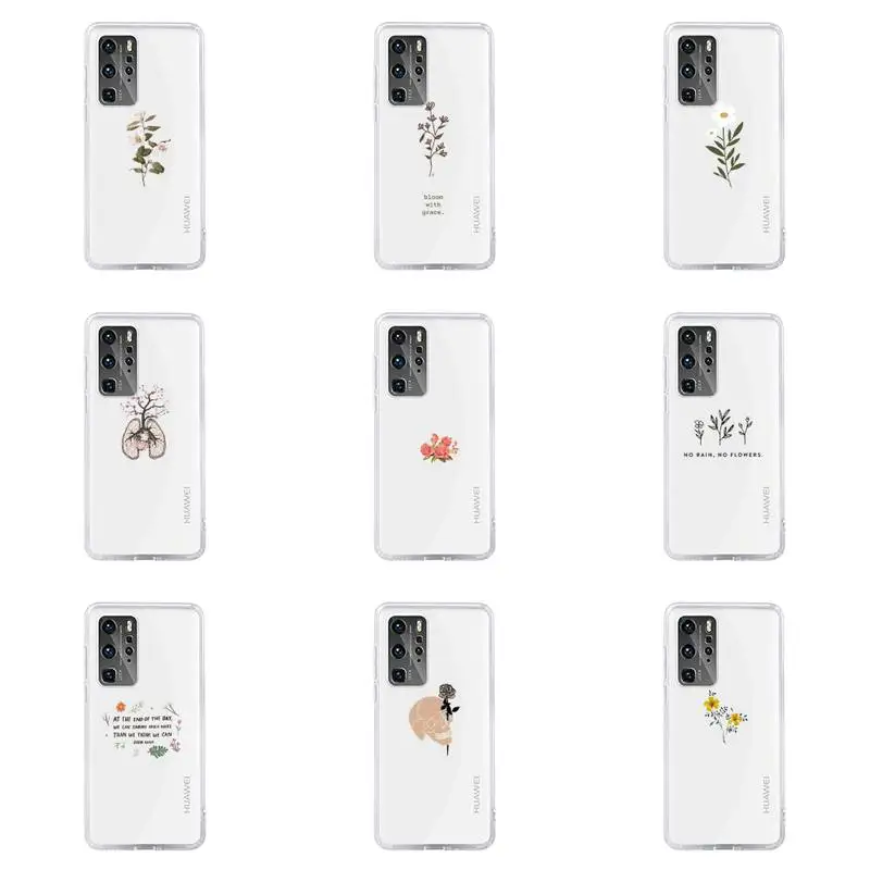 Great Aesthetic Flower art Phone Case For Huawei P40 P30 P20 Mate Honor 10i 30 20 i 10 40 8x 9x Pro Lite Transparent Cover
Great Aesthetic Flower art Phone Case For Huawei P40 P30 P20 Mate Honor 10i 30 20 i 10 40 8x 9x Pro Lite Transparent Cover