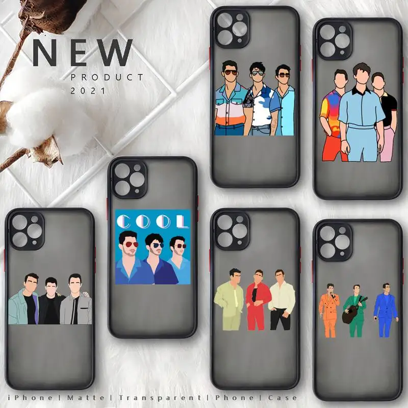 jona brothers band Phone Case matte transparent For iphone 7 8 11 12 plus mini x xs xr pro max cover
jona brothers band Phone Case matte transparent For iphone 7 8 11 12 plus mini x xs xr pro max cover