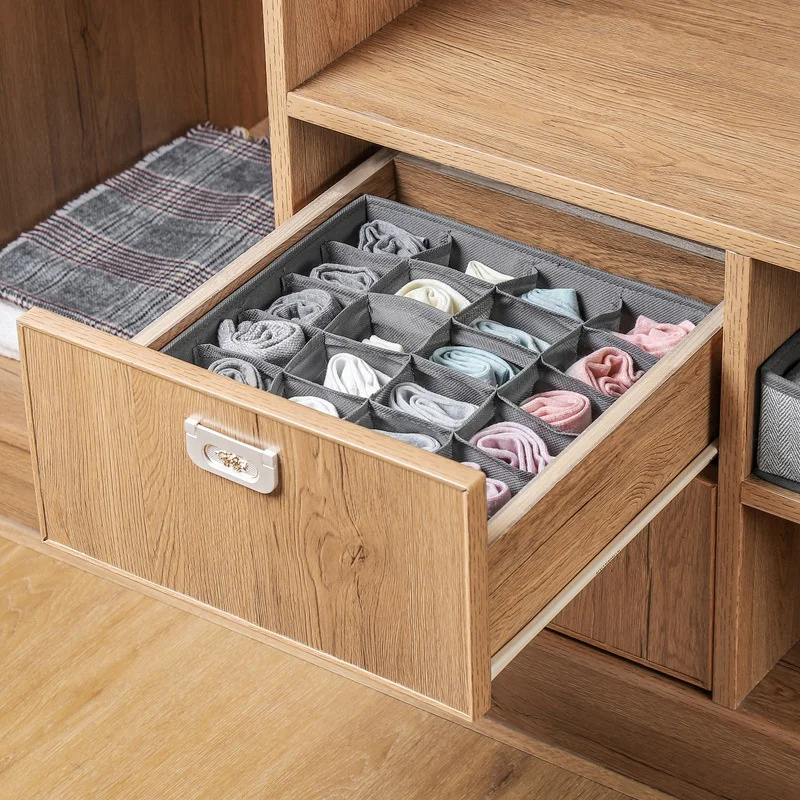 4pcs/set Foldable Drawer Organizers Storage Box Case For Bra Ties Underwear Socks Scarf Drawer Organizers Gray
4pcs/set Foldable Drawer Organizers Storage Box Case For Bra Ties Underwear Socks Scarf Drawer Organizers Gray