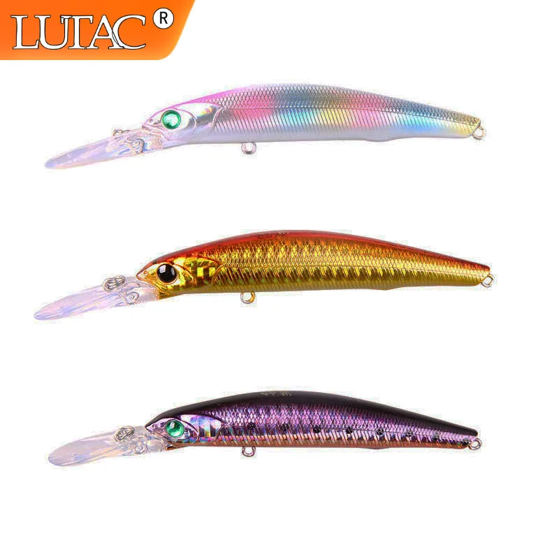 Lutac Minnow Jerkbait Fishing Lure Pesca 95mm 11.4g Artificial Tackle Sinking Wobblers
Lutac Minnow Jerkbait Fishing Lure Pesca 95mm 11.4g Artificial Tackle Sinking Wobblers