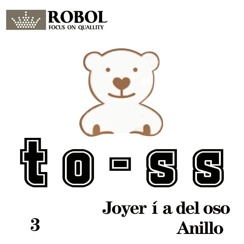 TS JZ003 Toss Bear Стерлинговое Серебро 925 пробы хорошее ювелирное изделие испанский