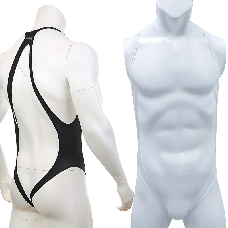 Sexy Men Backless Bodysuit Transparent Lingerie Jumpsuit Strap Costume Shaper Exotic Jumpsuit One-Piece Clothing
Sexy Men Backless Bodysuit Transparent Lingerie Jumpsuit Strap Costume Shaper Exotic Jumpsuit One-Piece Clothing