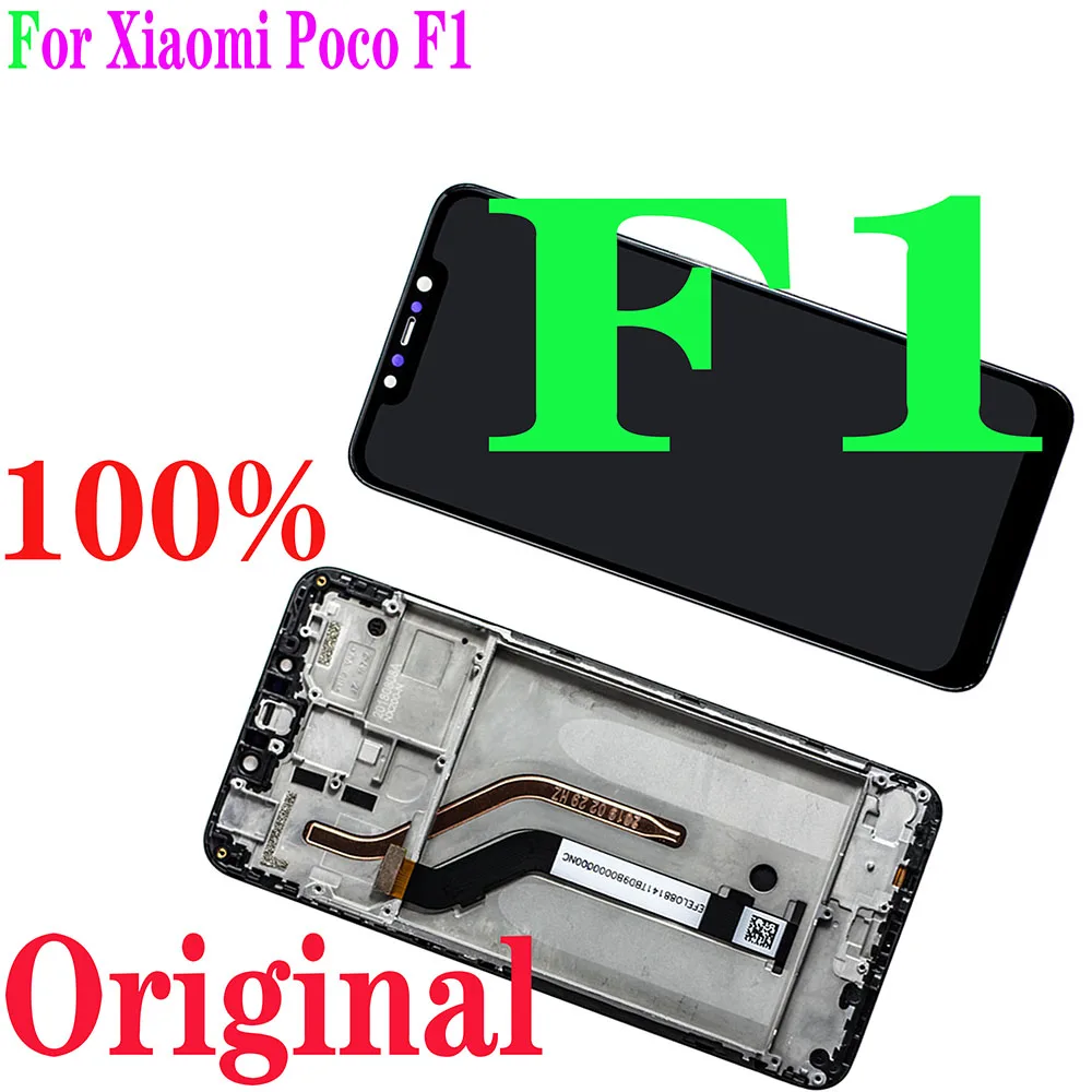 100% Оригинальный 6,18 "дисплей для Xiaomi Poco F1 ЖК-дисплей с сенсорным экраном дигитайзер в сборе рамка для Pocophone F1 дисплей запасные части
100% Оригинальный 6,18 "дисплей для Xiaomi Poco F1 ЖК-дисплей с сенсорным экраном дигитайзер в сборе рамка для Pocophone F1 дисплей запасные части