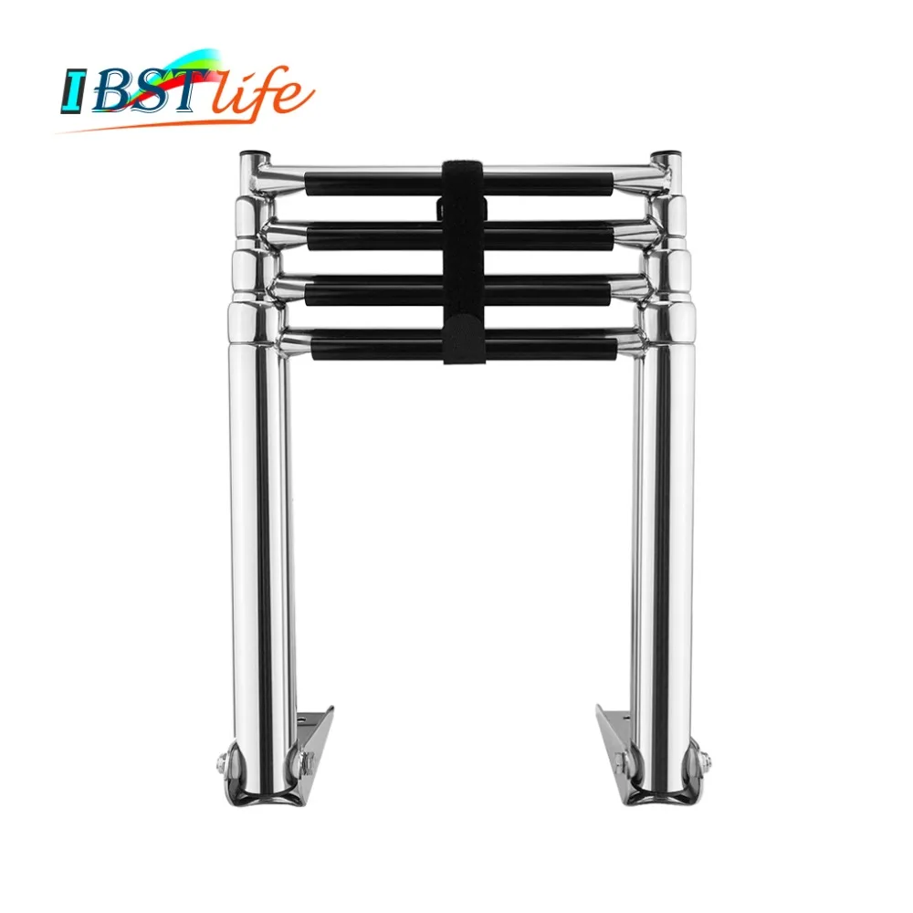 4 Steps Boat Stainless Steel 304 Telescoping Folding Ladder Deck Outboard Swim Platform Boat Marine Yacht Accessories 
4 Steps Boat Stainless Steel 304 Telescoping Folding Ladder Deck Outboard Swim Platform Boat Marine Yacht Accessories