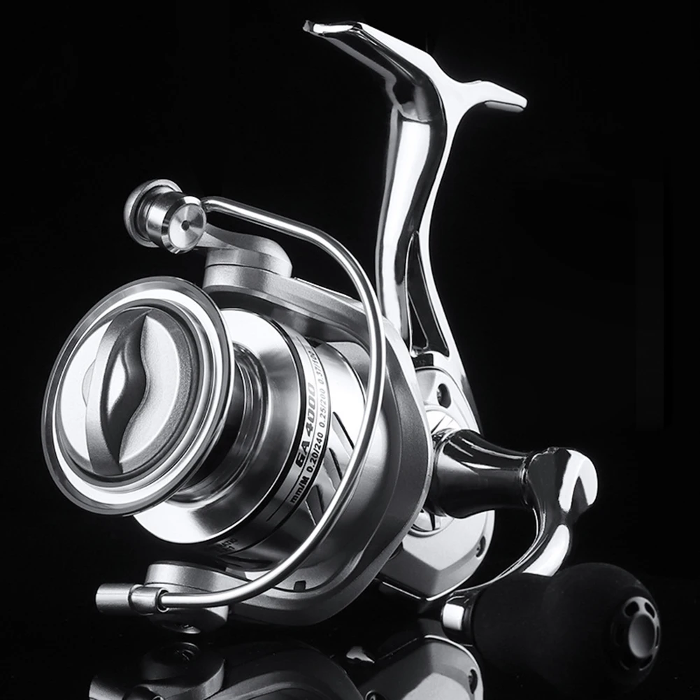 New Silver Freshwater And Seawater Dual Use All-Metal Durable Fishing Reel Big Pull Drag Spinning Reel Carp Fishing Accessories
New Silver Freshwater And Seawater Dual Use All-Metal Durable Fishing Reel Big Pull Drag Spinning Reel Carp Fishing Accessories