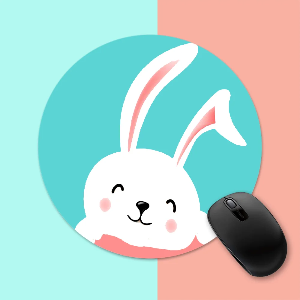 Happy Easter Kawaii Rabbit Round Mouse Mat Gaming Mouse Pad For PC Laptop Notebook 20x20cm Gamer Desk Pad
Happy Easter Kawaii Rabbit Round Mouse Mat Gaming Mouse Pad For PC Laptop Notebook 20x20cm Gamer Desk Pad