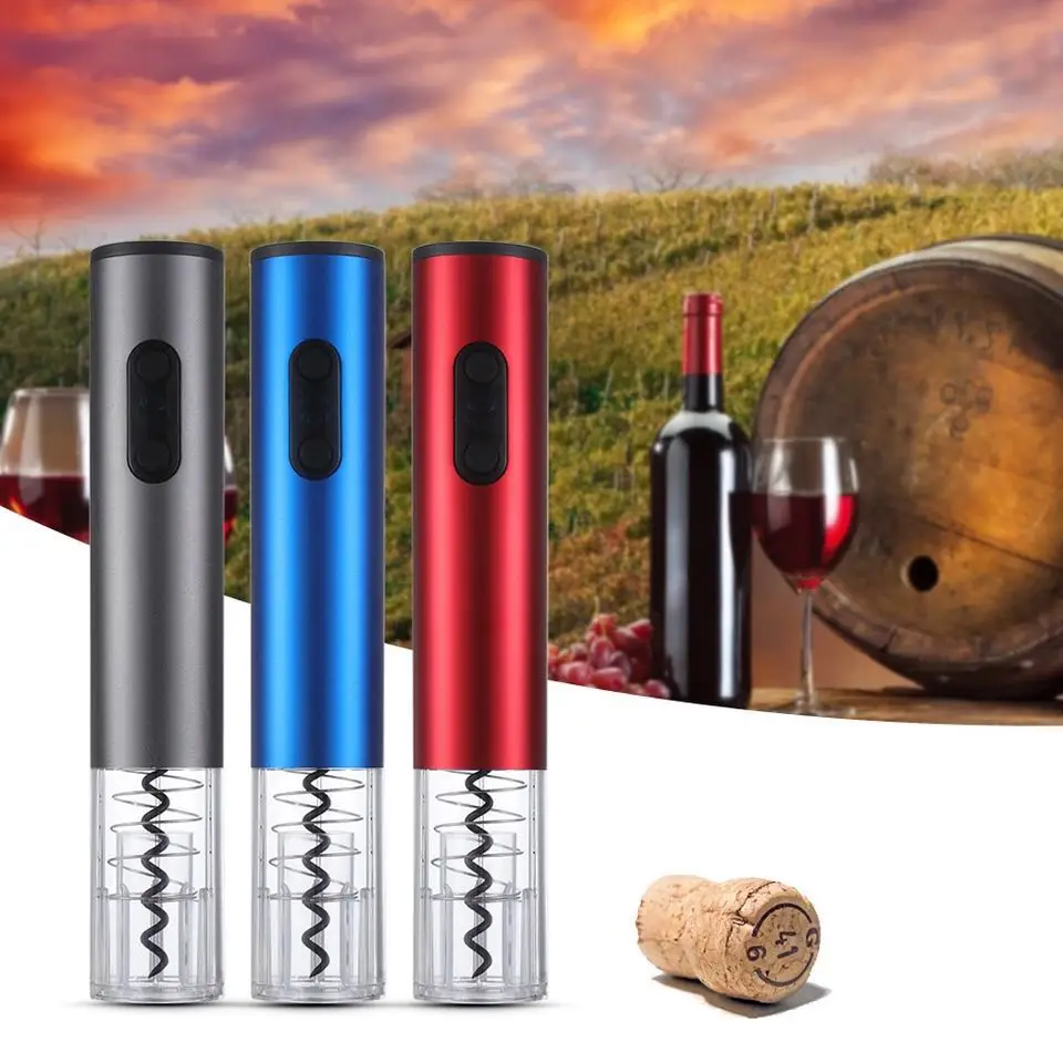 Electric Wine Bottle Opener Set LED Automatic Cork Screw Professional Red Wine Opener with Foil Cutter for Home Kitchen Tools
Electric Wine Bottle Opener Set LED Automatic Cork Screw Professional Red Wine Opener with Foil Cutter for Home Kitchen Tools