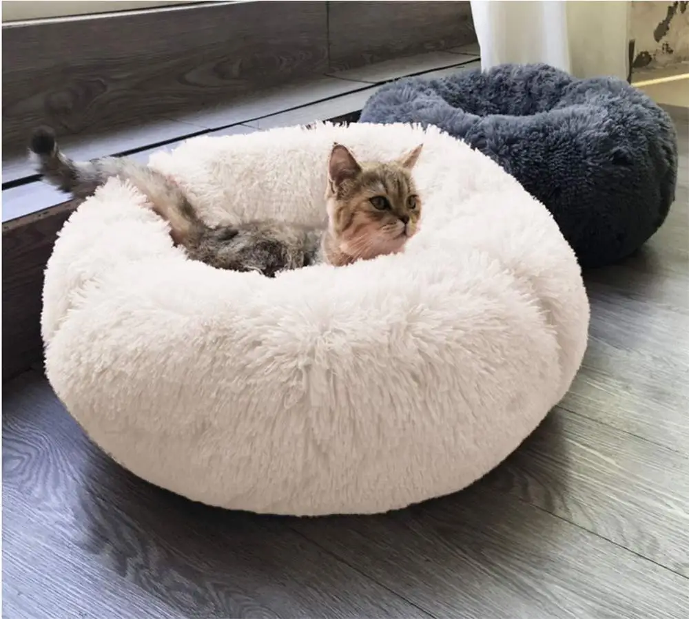 Long Plush Super Soft Pet Cat Bed Kennel Dog Round Cat Winter Warm Sleeping Bag Puppy Cushion Mat Portable Cat Supplies PD045
Long Plush Super Soft Pet Cat Bed Kennel Dog Round Cat Winter Warm Sleeping Bag Puppy Cushion Mat Portable Cat Supplies PD045