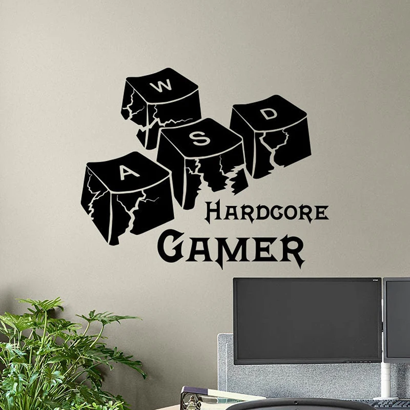 Hardcore Gamer Wall Decal WASD Keyboard Keys Gamer Room Sign Poster PC Gaming Quote Vinyl Sticker Print Gift Video Game Art 2268
Hardcore Gamer Wall Decal WASD Keyboard Keys Gamer Room Sign Poster PC Gaming Quote Vinyl Sticker Print Gift Video Game Art 2268