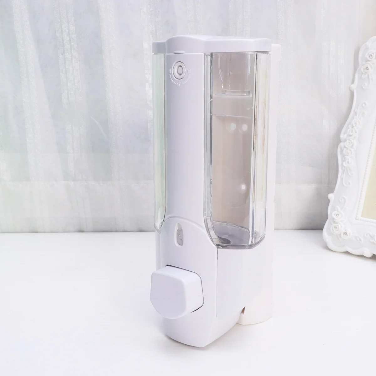 Hotel Bathroom Hand Soap Dispenser ABS Wall Mounted Liquid Soap Dispenser Pump Shampoo Hair Conditioner Pump with Lock for
Hotel Bathroom Hand Soap Dispenser ABS Wall Mounted Liquid Soap Dispenser Pump Shampoo Hair Conditioner Pump with Lock for