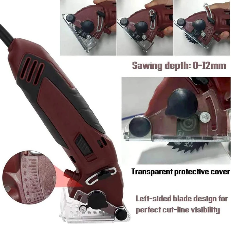 Mini Electric Compact Circular Saw 400W Circular Saw Machine Woodworking Tools Cutting Blades Kit US Plug
Mini Electric Compact Circular Saw 400W Circular Saw Machine Woodworking Tools Cutting Blades Kit US Plug