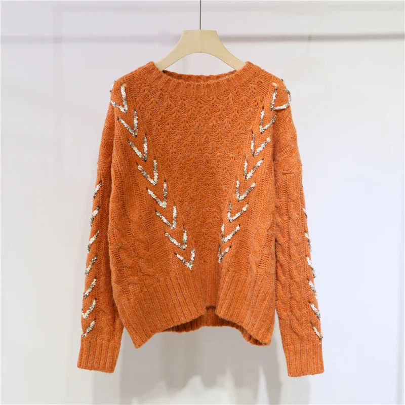 Korean Fashion Styleonme Solid Color Yidamori Women's Sweater Causal Free Size Knitted Pullover Tops 2021Autumn New Pull Jumpers
Korean Fashion Styleonme Solid Color Yidamori Women's Sweater Causal Free Size Knitted Pullover Tops 2021Autumn New Pull Jumpers