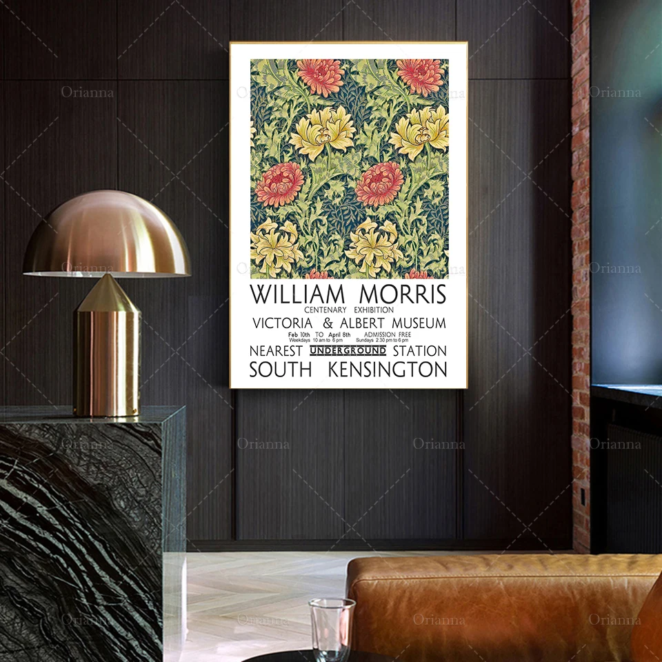 Vintage Chrysanthemum Pattern, William Morris Art, Modern Art, Vintage Poster, Exhibition Print - Wall Art Poster Print Prints
Vintage Chrysanthemum Pattern, William Morris Art, Modern Art, Vintage Poster, Exhibition Print - Wall Art Poster Print Prints