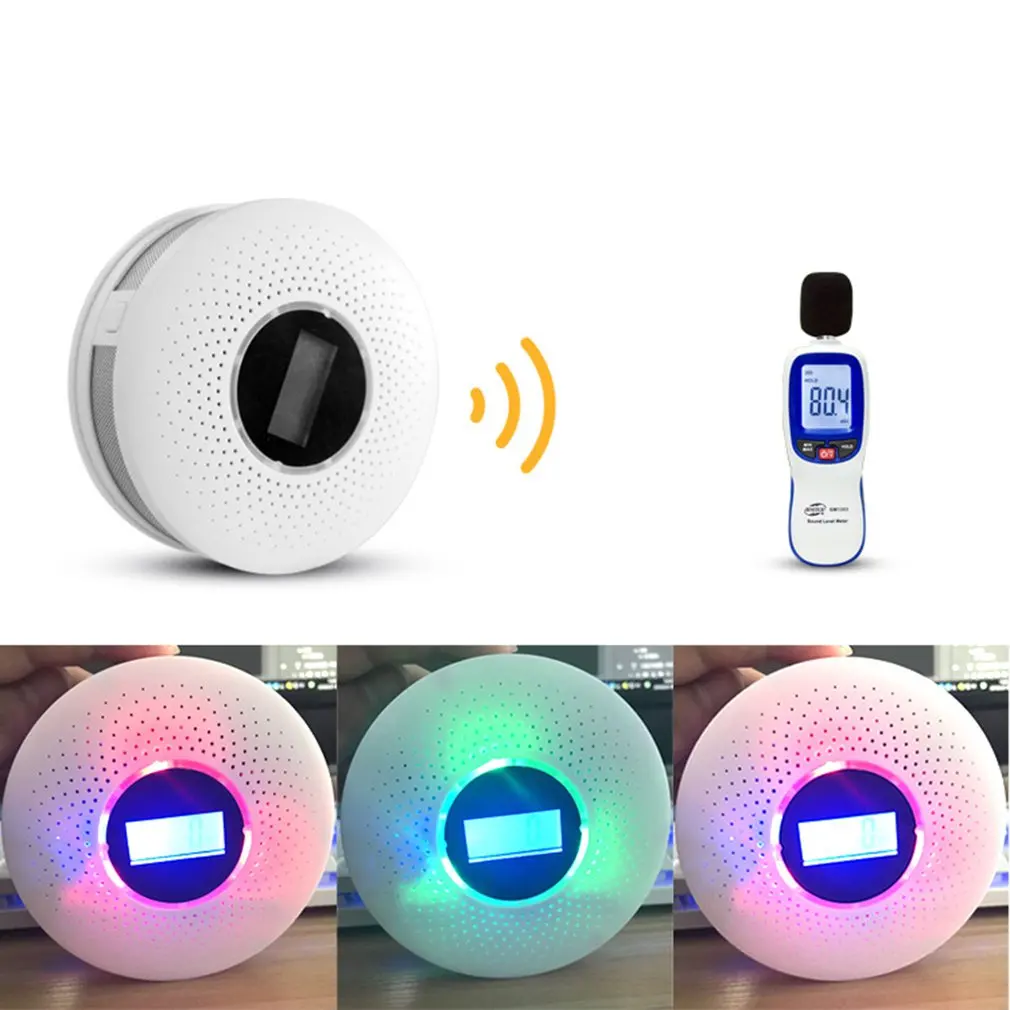 Smoke Carbon Monoxide Composite Alarm Two-in-one Durable Alarm High Power Consumption Combined Type With Display
Smoke Carbon Monoxide Composite Alarm Two-in-one Durable Alarm High Power Consumption Combined Type With Display
