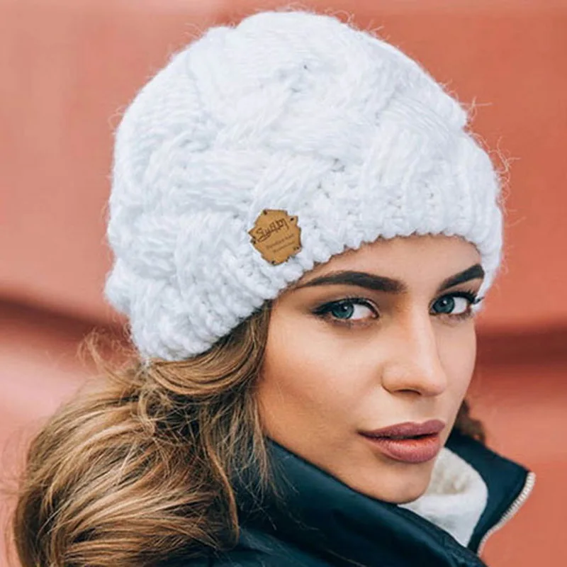 Outdoor Winter Hat Women Autumn Wool Warm Knitted Beanie Girl Cap Women Bonnet Chunky Thick Stretchy Hat Women's Winter 2021
Outdoor Winter Hat Women Autumn Wool Warm Knitted Beanie Girl Cap Women Bonnet Chunky Thick Stretchy Hat Women's Winter 2021