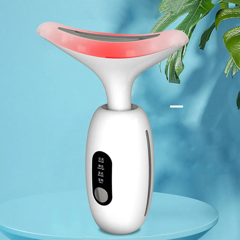 Electric Neck Massager Sonic Vibration Wrinkle Free Device Anti-Aging Face Heat Generated Definer For Anti-Wrinkle 
Electric Neck Massager Sonic Vibration Wrinkle Free Device Anti-Aging Face Heat Generated Definer For Anti-Wrinkle