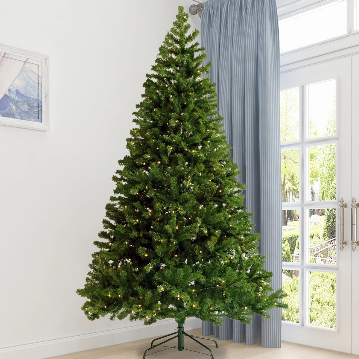 The 7.5-Foot-Tall Tree Comes Complete With 400 Pre-Strung Led Lights And Foldable Indoor-Outdoor Christmas Tree Decorations
The 7.5-Foot-Tall Tree Comes Complete With 400 Pre-Strung Led Lights And Foldable Indoor-Outdoor Christmas Tree Decorations