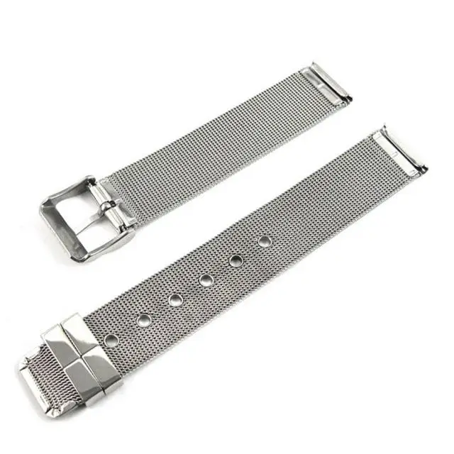Mesh Watch Belt 22mm Silver Watchband Replacement Stainless Steel Universal Strap Straight End Bracelet Needle Buckle Watchband
Mesh Watch Belt 22mm Silver Watchband Replacement Stainless Steel Universal Strap Straight End Bracelet Needle Buckle Watchband