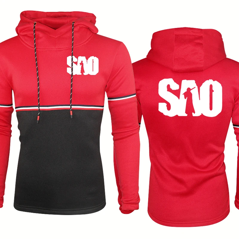 Spring Autumn Fashion casual Men's hooded sweater SAO Sword Art Online Print Men's Sweatshirt High Quality Cotton Men's pullover
Spring Autumn Fashion casual Men's hooded sweater SAO Sword Art Online Print Men's Sweatshirt High Quality Cotton Men's pullover