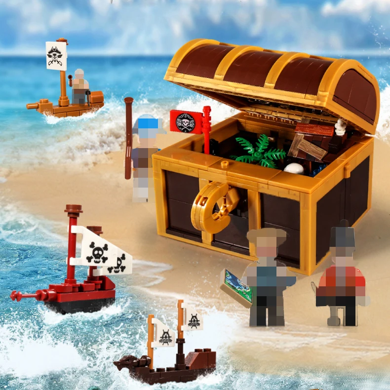 Ideas Series The Skull Adventure Pirates Ship Kids Toys Building Blocks Pirate Treasure Chest Bricks Set Children's Gifts 2020
Ideas Series The Skull Adventure Pirates Ship Kids Toys Building Blocks Pirate Treasure Chest Bricks Set Children's Gifts 2020
