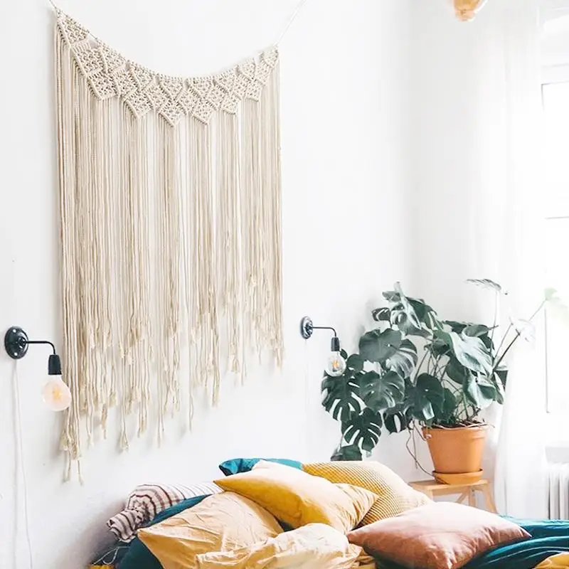 Tapestry Woven Bohemian Comfortable Blanket Decor Wall Hanging Cotton Manual Craft Banner Decoration Handmade Gift Home Tassel
Tapestry Woven Bohemian Comfortable Blanket Decor Wall Hanging Cotton Manual Craft Banner Decoration Handmade Gift Home Tassel
