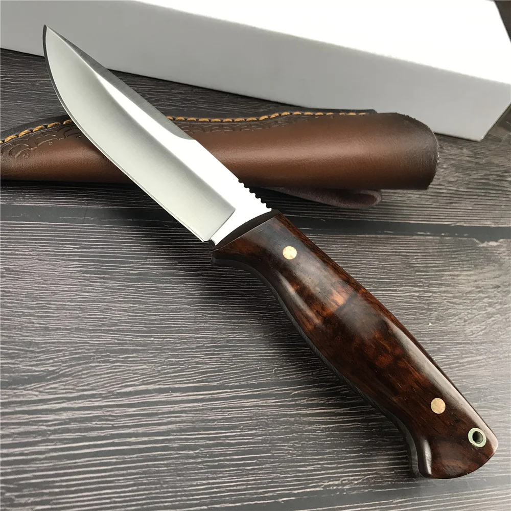 Outdoor Fixed Blade Knife Straight Wooden Handle Collection Gadgets Camping Hunting Knife Jungle Survival Tactics Multi Knives
Outdoor Fixed Blade Knife Straight Wooden Handle Collection Gadgets Camping Hunting Knife Jungle Survival Tactics Multi Knives