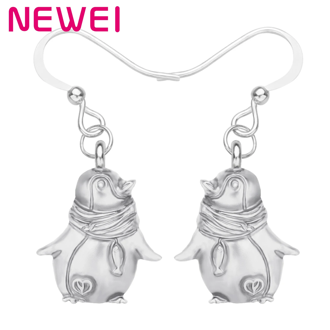 Newei Alloy Antique Sliver Plated Cute Penguin Earrings Ocean Animal Dangle Drop Jewelry For Women Girls Kids Funny Party Gift
Newei Alloy Antique Sliver Plated Cute Penguin Earrings Ocean Animal Dangle Drop Jewelry For Women Girls Kids Funny Party Gift
