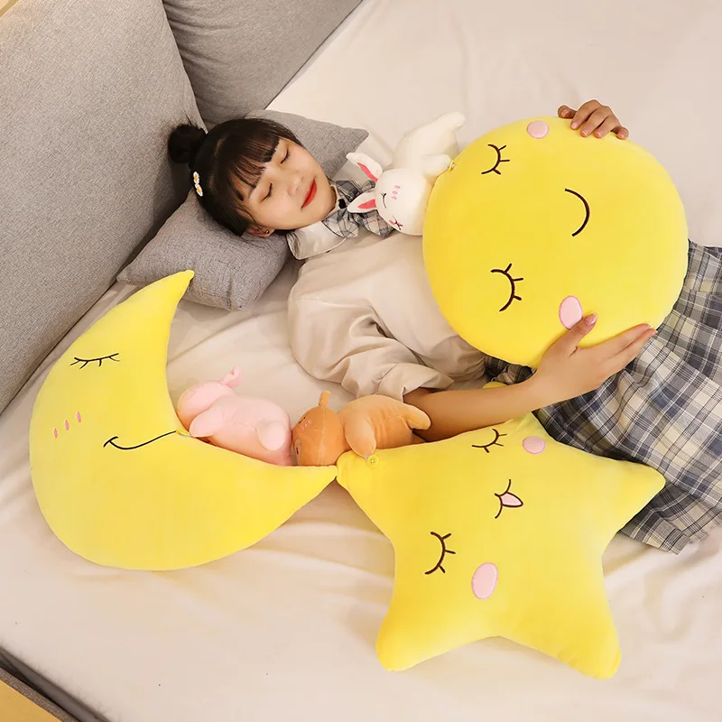 Cute plush toy pillow plush cartoon stuffed animal star moon pillow cushion kid girl Christmas gift
Cute plush toy pillow plush cartoon stuffed animal star moon pillow cushion kid girl Christmas gift