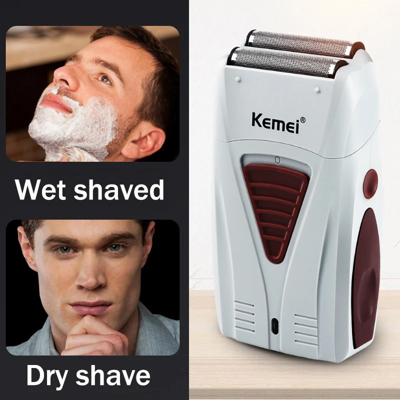 Kemei Barber Beard Razor Reciprocating Foil Mesh Shaving Machine Finish Electric Shaver for Men USB Cordless Rechargeable
Kemei Barber Beard Razor Reciprocating Foil Mesh Shaving Machine Finish Electric Shaver for Men USB Cordless Rechargeable