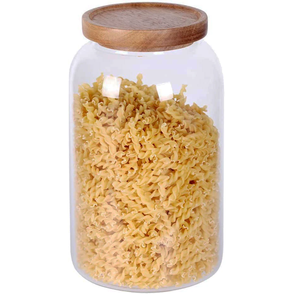 3000ML Transparent Glass Food Storage jars containers glass Enlarged Thickened with Sealed Wooden Lid to Store Food, herbs, Tea
3000ML Transparent Glass Food Storage jars containers glass Enlarged Thickened with Sealed Wooden Lid to Store Food, herbs, Tea