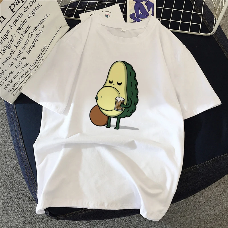 Women Summer 2021 T-shirt Women Printed Kawaii Cartoon T Shirt Women Casual Graphics Avocado Avocado Short-sleeved Shirt
Women Summer 2021 T-shirt Women Printed Kawaii Cartoon T Shirt Women Casual Graphics Avocado Avocado Short-sleeved Shirt