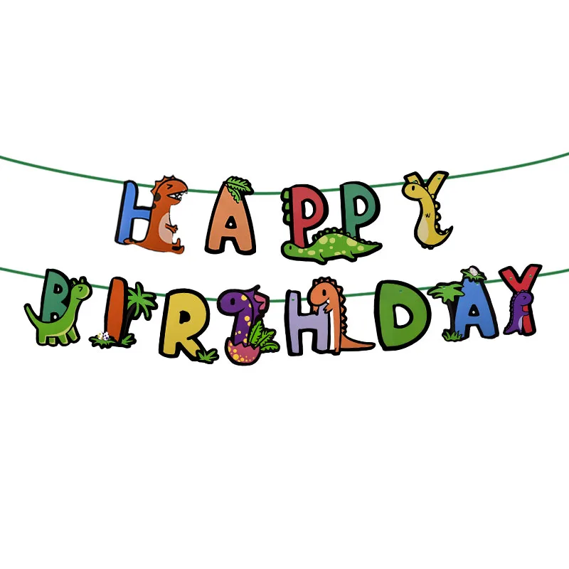 1set Dinosaur Happy Birthday Banner Party Jungle Theme Cute Dinosaur Paper Flags Creative Kids Boys Birthday Party Decoration
1set Dinosaur Happy Birthday Banner Party Jungle Theme Cute Dinosaur Paper Flags Creative Kids Boys Birthday Party Decoration