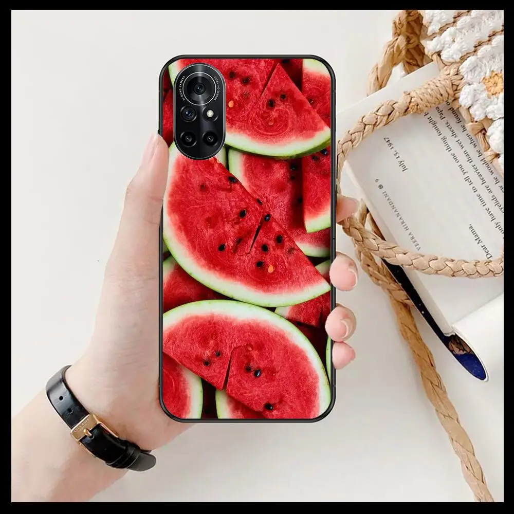 Прозрачный чехол для телефона с изображением вкусных фруктов Huawei Honor 20 10 9 8A 7 5T X Pro