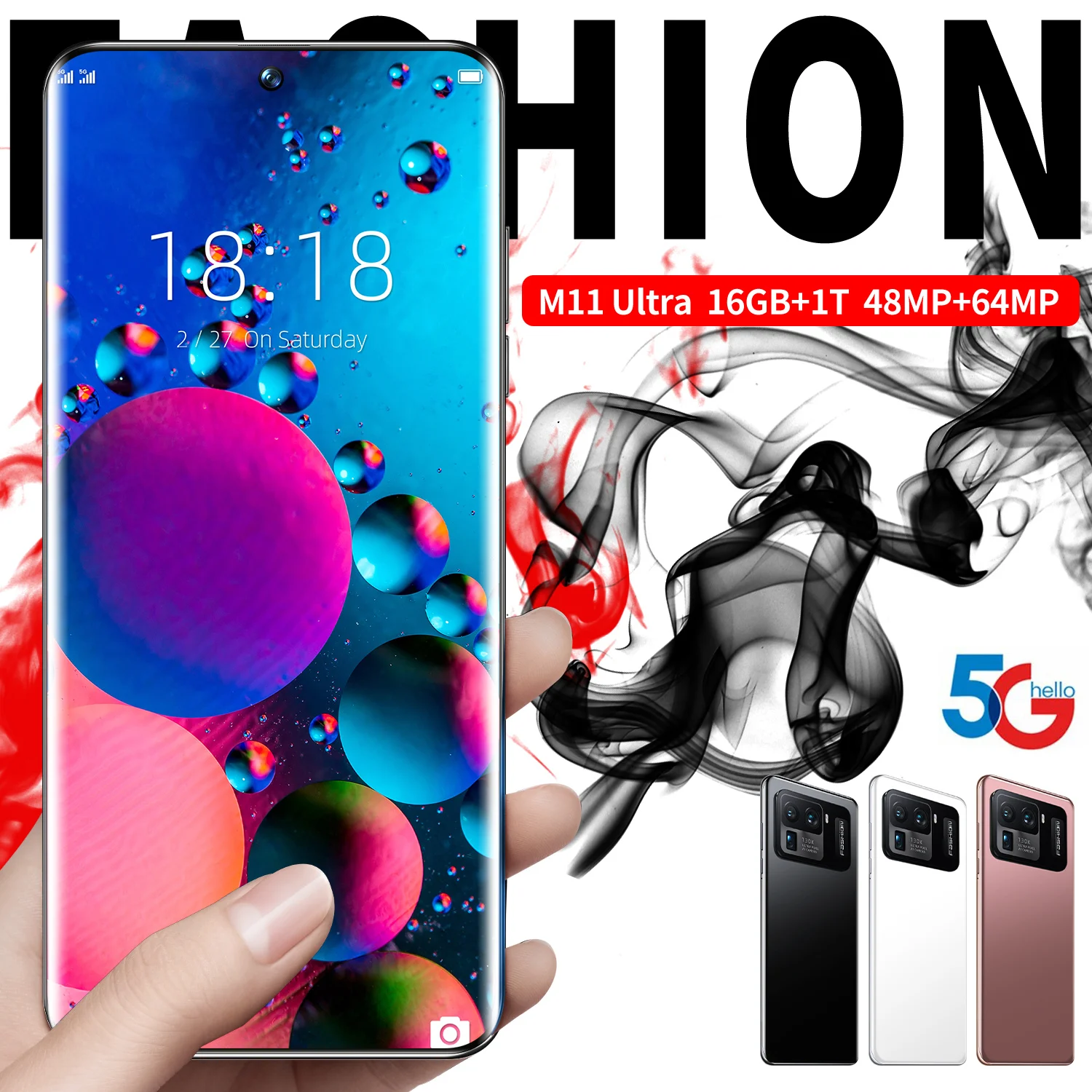 Smartphones Mi 11 Ultra 7.3"Water Drop Screen Multi-Language 16G+1TB MTK888 Face Unlock Global Version Hot Sell Mobile Phone 5G
Smartphones Mi 11 Ultra 7.3"Water Drop Screen Multi-Language 16G+1TB MTK888 Face Unlock Global Version Hot Sell Mobile Phone 5G