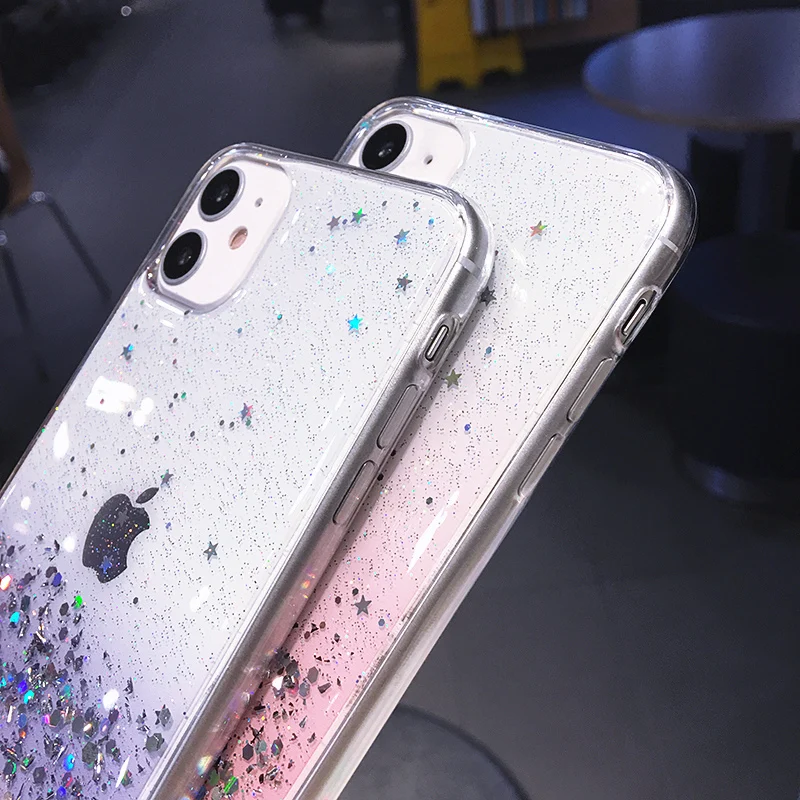 Clear Glitter Phone Case For iPhone 13 12 Pro 11 Pro Max XS Max XR X 7 8 Plus 12Mini SE 2020 Cute Gradient Rainbow Sequins Coque
Clear Glitter Phone Case For iPhone 13 12 Pro 11 Pro Max XS Max XR X 7 8 Plus 12Mini SE 2020 Cute Gradient Rainbow Sequins Coque