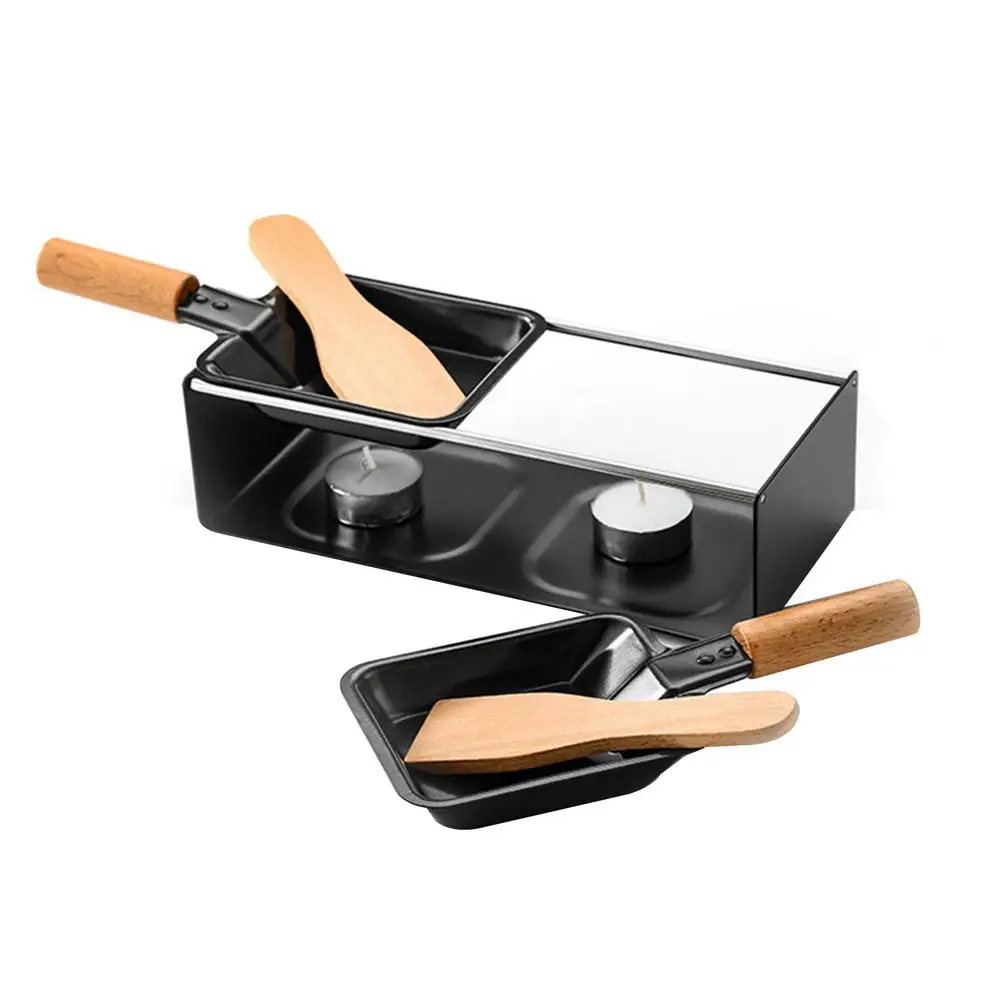 Cheese Raclette Set Portable Candlelight Raclette Pan Mini Foldable Non-Stick Rotaster Baking Tray Stove Set Spatula Home Ki
Cheese Raclette Set Portable Candlelight Raclette Pan Mini Foldable Non-Stick Rotaster Baking Tray Stove Set Spatula Home Ki