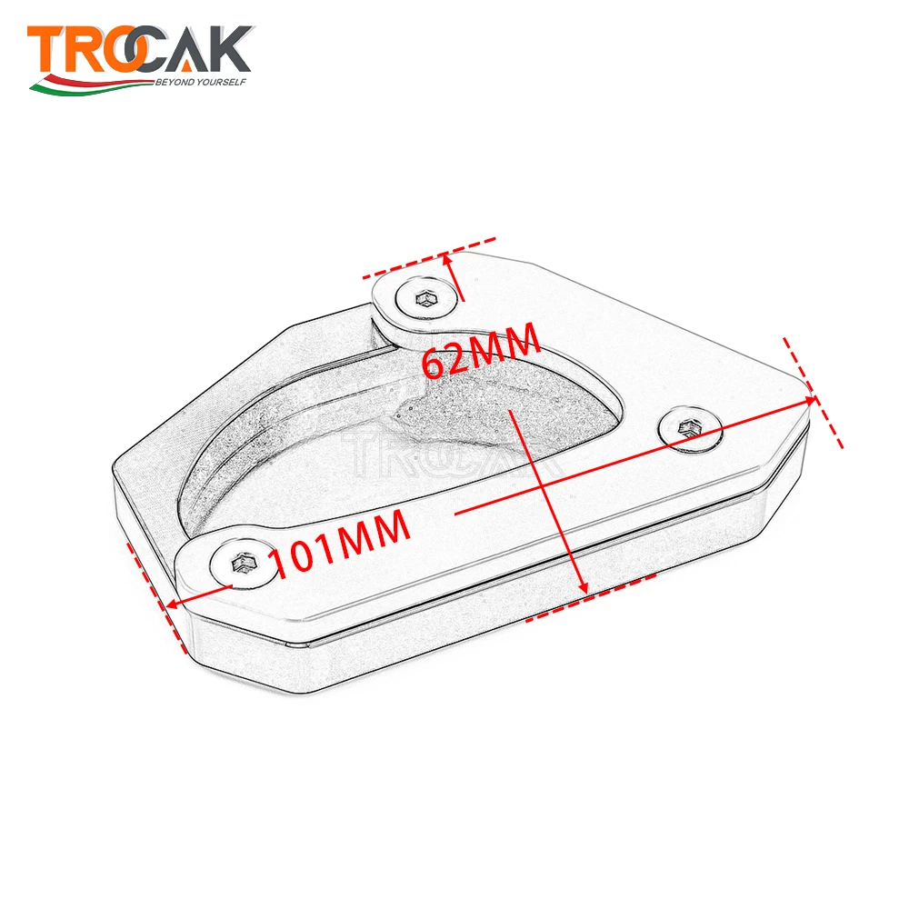 Motorcycle CNC Kickstand Side Stand Vergroter Plaat Extension Pad For Suzuki V-Strom 650 DL650 2012-2019 2015 2016 2017 2018
Motorcycle CNC Kickstand Side Stand Vergroter Plaat Extension Pad For Suzuki V-Strom 650 DL650 2012-2019 2015 2016 2017 2018