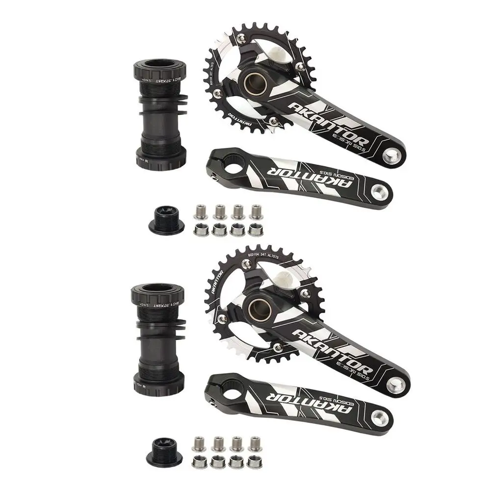 Mountain Bike Bicycle Crank Chainwheel Modified Bottom Shaft Bike Accessory Aluminum Alloy 170mm Crank Set 32T 34T Plate
Mountain Bike Bicycle Crank Chainwheel Modified Bottom Shaft Bike Accessory Aluminum Alloy 170mm Crank Set 32T 34T Plate